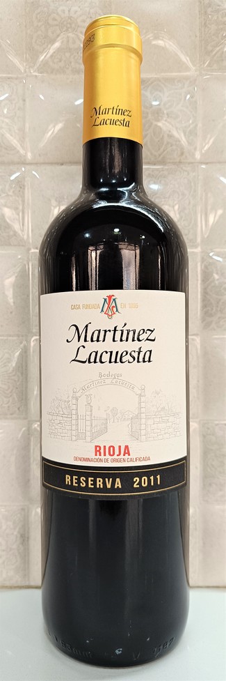 Martinez Lacuesta Reserva 2011