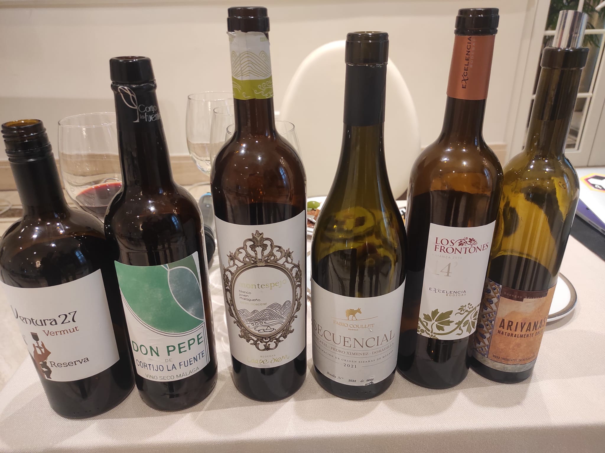 Los vinos de Sabor a Málaga