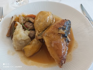 Guiso de pollo de payés