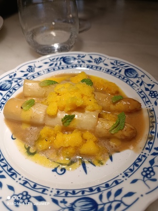 Escabeche de espárrago crudo