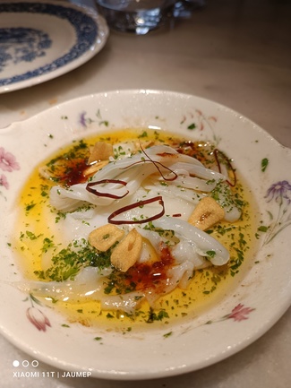 Ajoblanco de caballa