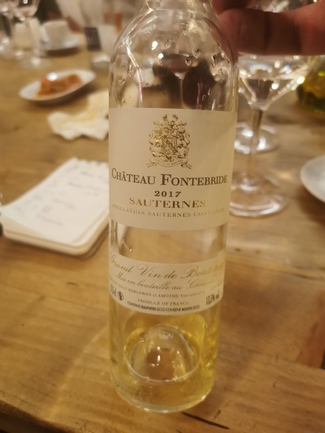 Château Fontebride Sauternes 2017