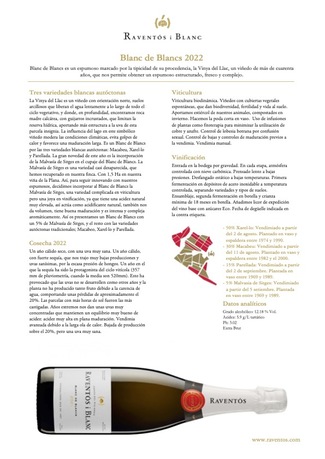 Raventós i Blanc Blanc de Blancs 2021