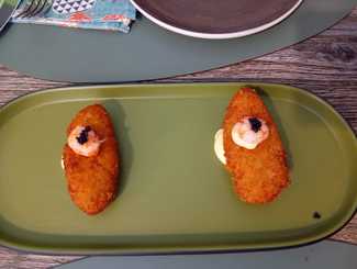Croqueta de gamba roja