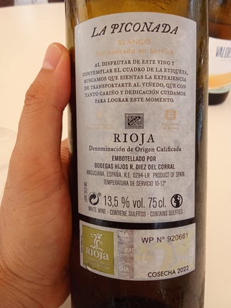 La Piconada Blanco 2022