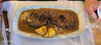 Ternera eco guisada con setas