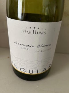 Singulars Garnatxa Blanca 2019