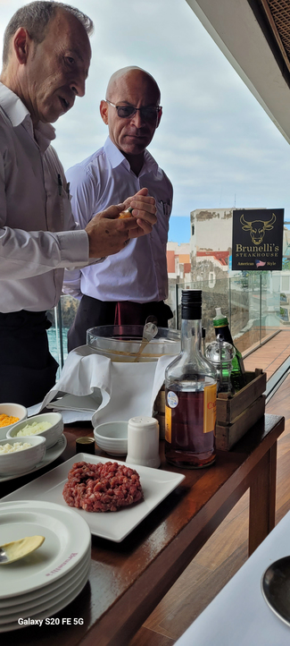 Prreparacion Steak tartar