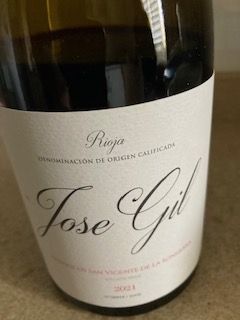 José Gil Viñedos de San Vicente de la Sonsierra 2019