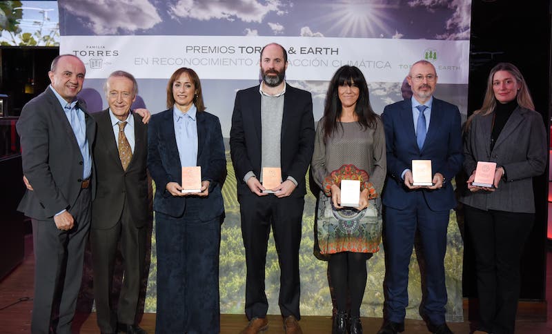Familia Torres entrega los VIII Premios Torres & Earth en reconocimiento a la acción climática