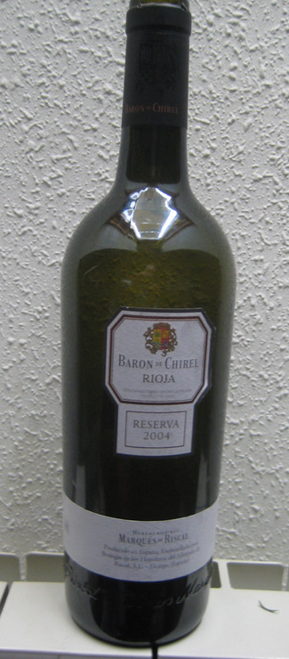 Baron de Chirel Reserva 2004