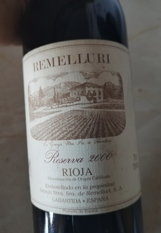 Remelluri Reserva 2000