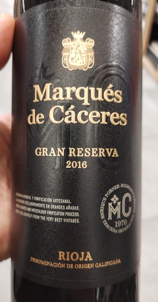 Marques de Cáceres Gran Reserva 2016