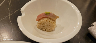 Niguiri acompañamiento bacalao