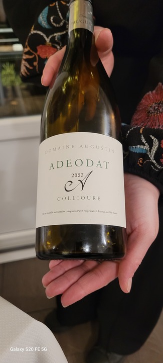 Adeodat 2023 ACC Colliure. Domaine Augustin