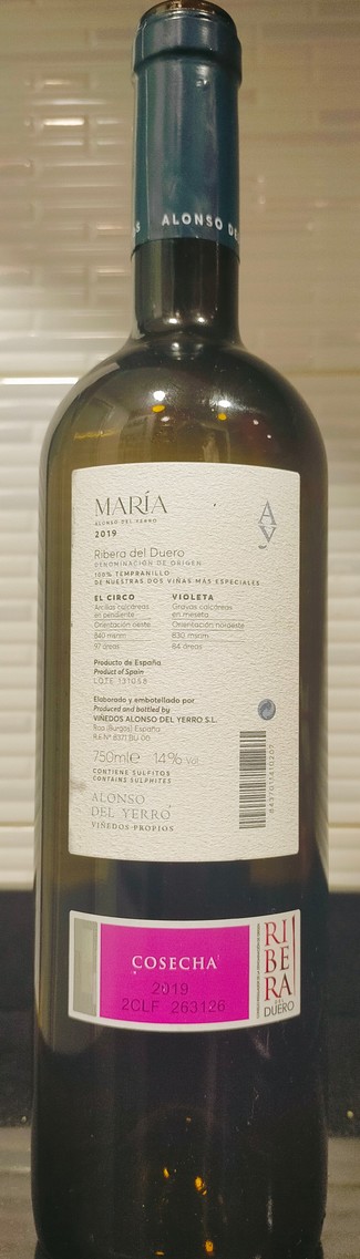 "Maria" Alonso del Yerro 2019