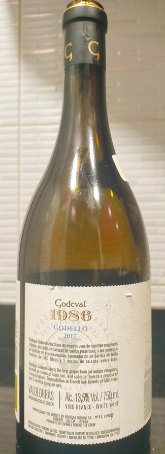 Godeval 1986 Godello 2017
