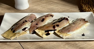 Tosta de sardina ahumada