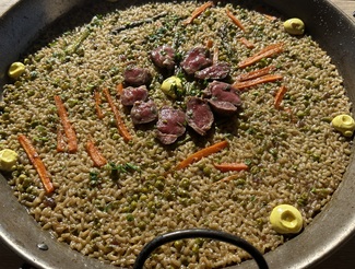 Arroz seco de carne
