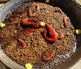 Arroz marinero de carabineros