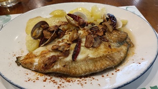 Rodaballo a la donostiarra