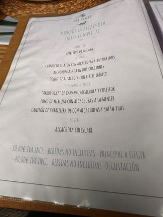 menú