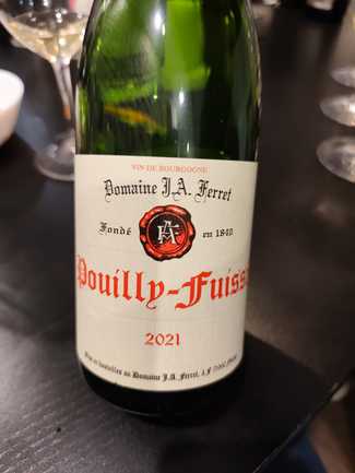 Domaine J A Ferret Pouilly-Fuisse 2022