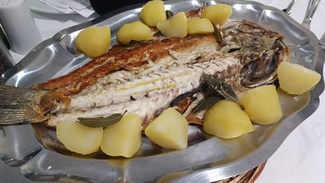 Lubina a la Fisterra