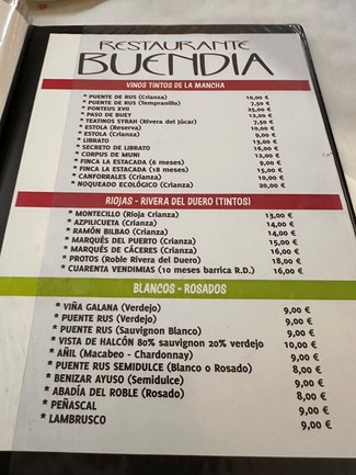 carta vinos