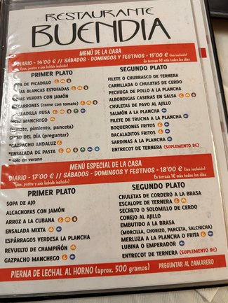 menus