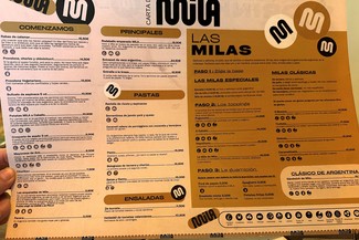 carta comidas