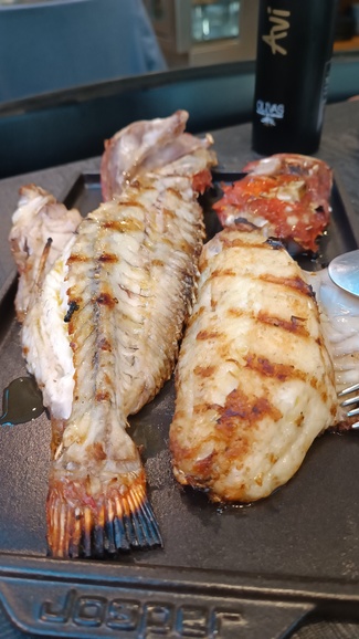 Escórpora a la brasa del Josper