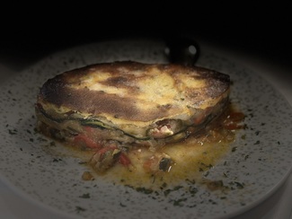 Pastel de bacalao gratinado