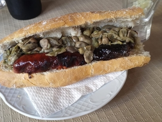 embutido con habas