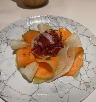 Melón con jamón