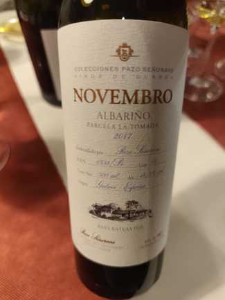 Pazo de Señorans Novembro Albariño 2017