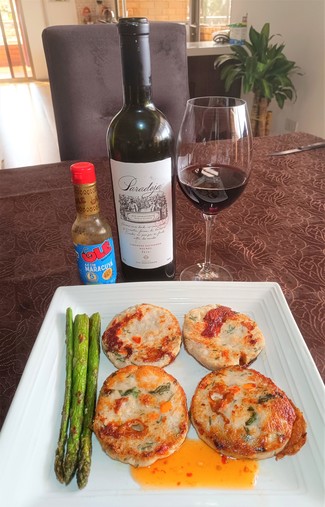 Con unos medallones de pavo con queso, vegetales y ají de maracuyá.