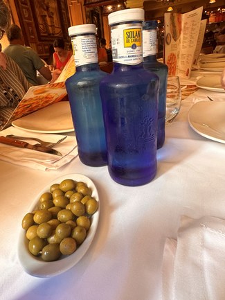 aguas y aceitunas