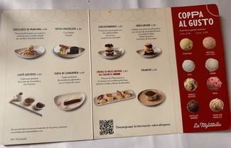 carta postres