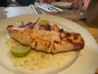 Calamar a la Brasa
