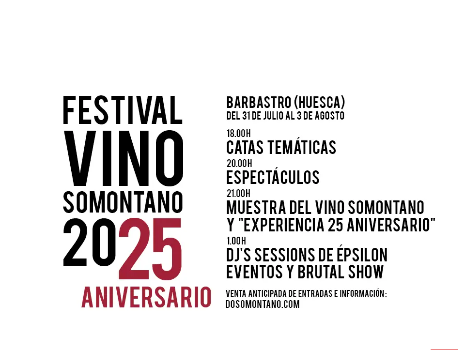 Festival Vino Somontano 2025