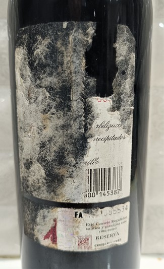 Contraetiqueta deteriorada