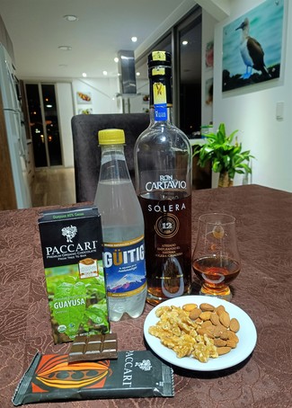 Con el Paccari de guayusa y los frutos secos
