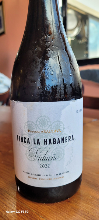 Finca La Habanera Vidueño 2022 DO Valle de la Orotava