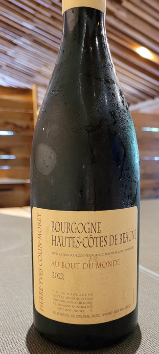 Au bout du Monde, Appellation Bourgogne Hautes Côtes de Beaume Controlée 2022