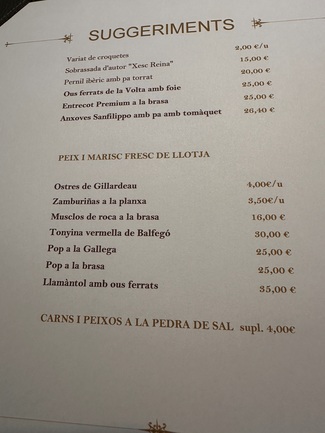 carta sugerencias