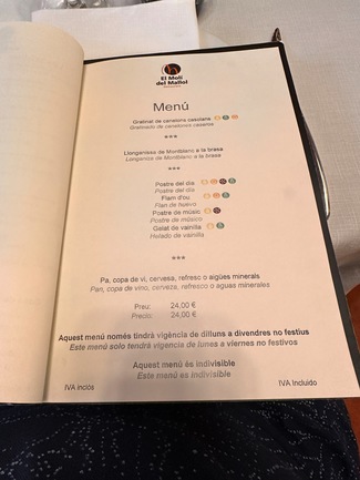 carta menu