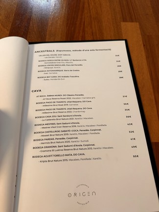 carta espumosos