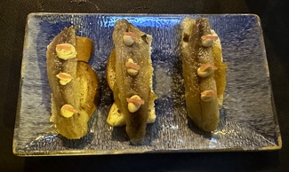 Brioche de mantequilla y lomo de sardina