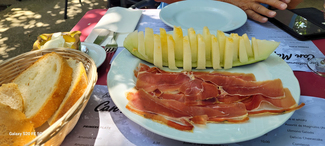 Melón con jamón